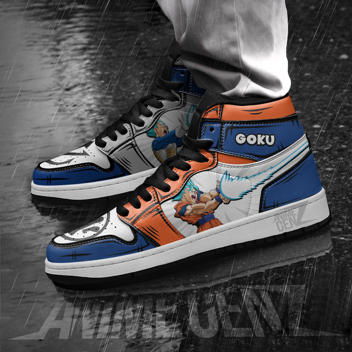 Dragon Ball Son Goku Vegeta JD Sneakers Custom Anime Shoes