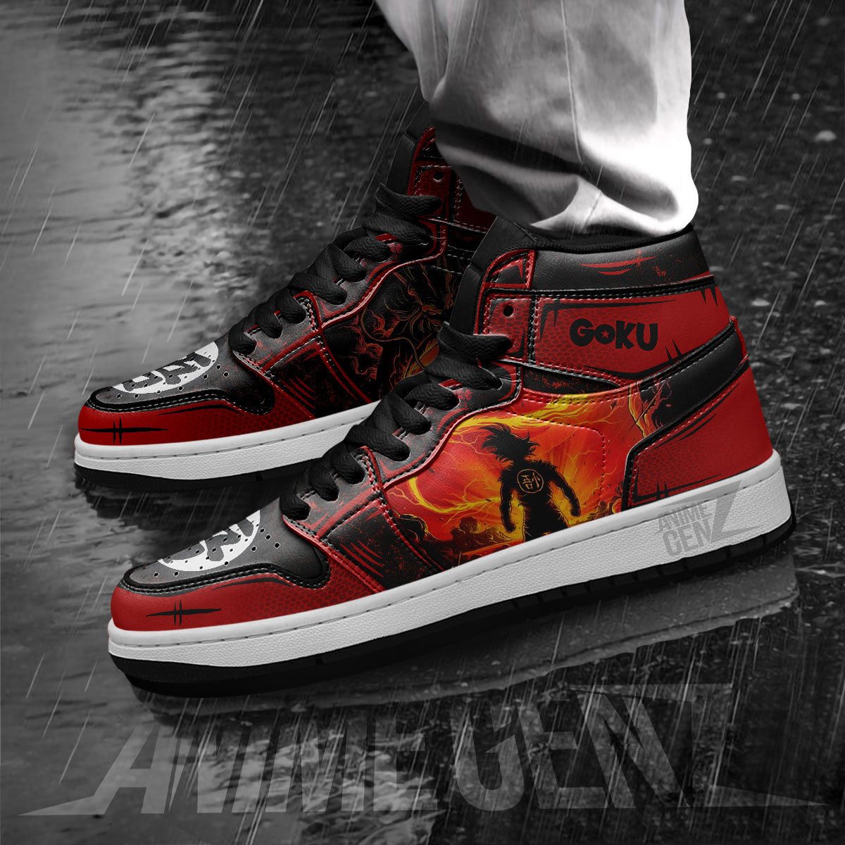 Dragon Ball Son Goku Shenron Dragon JD Sneakers Custom Anime Shoes