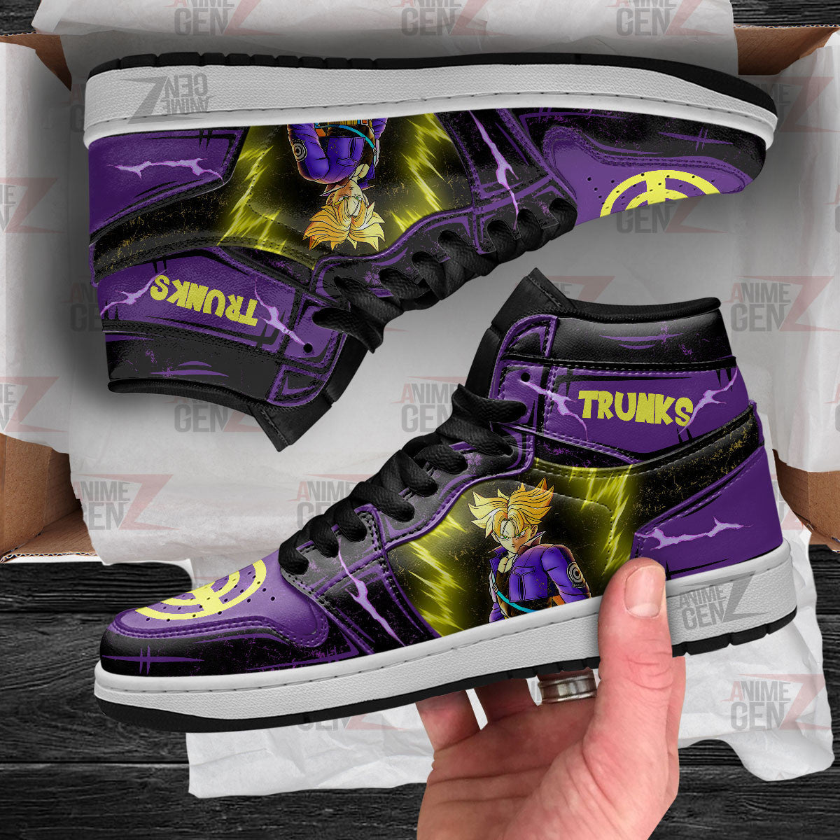 Dragon Ball Trunks JD Sneakers Custom Anime Shoes