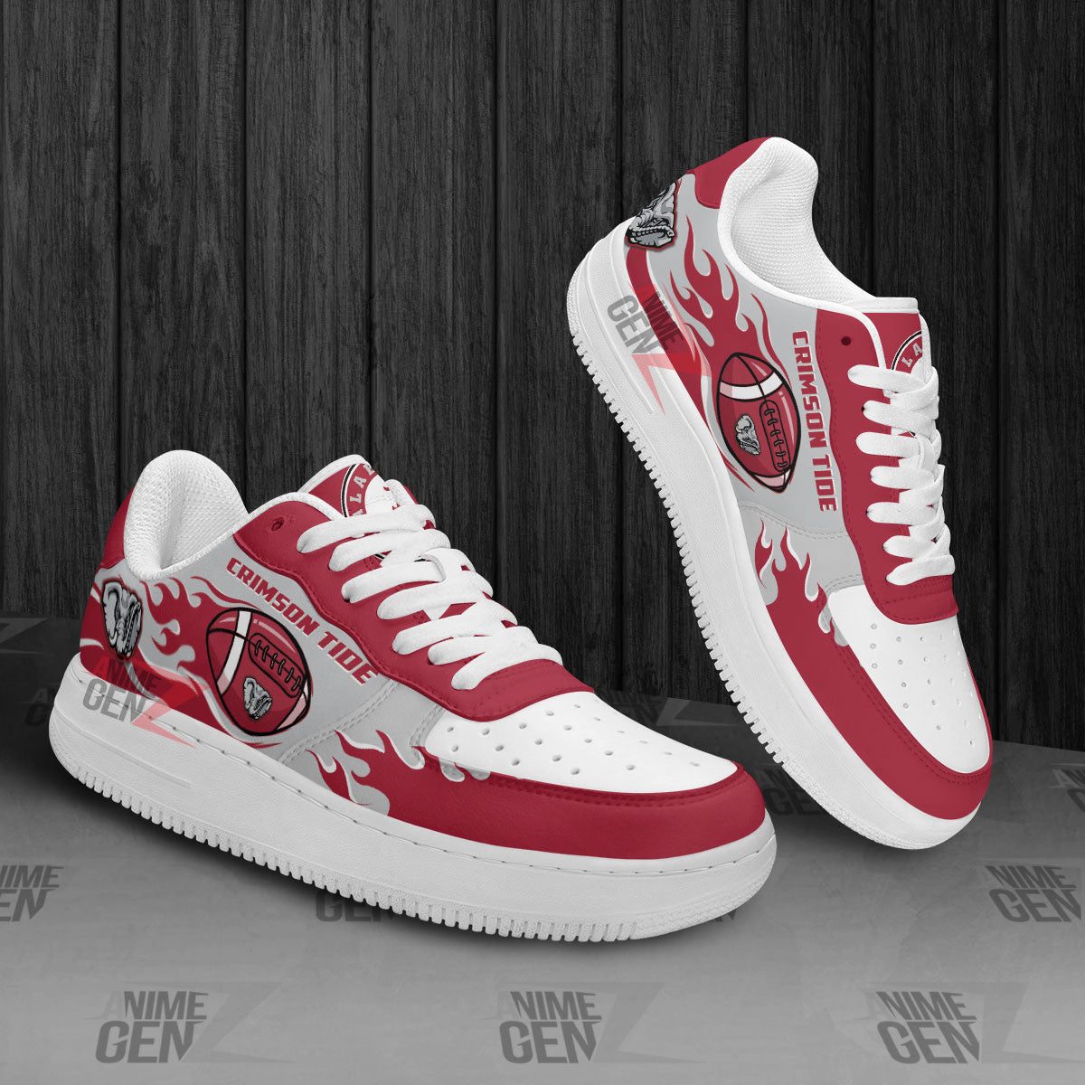 Alabama Crimson Tide Air Sneakers NFL Custom Sports Shoes