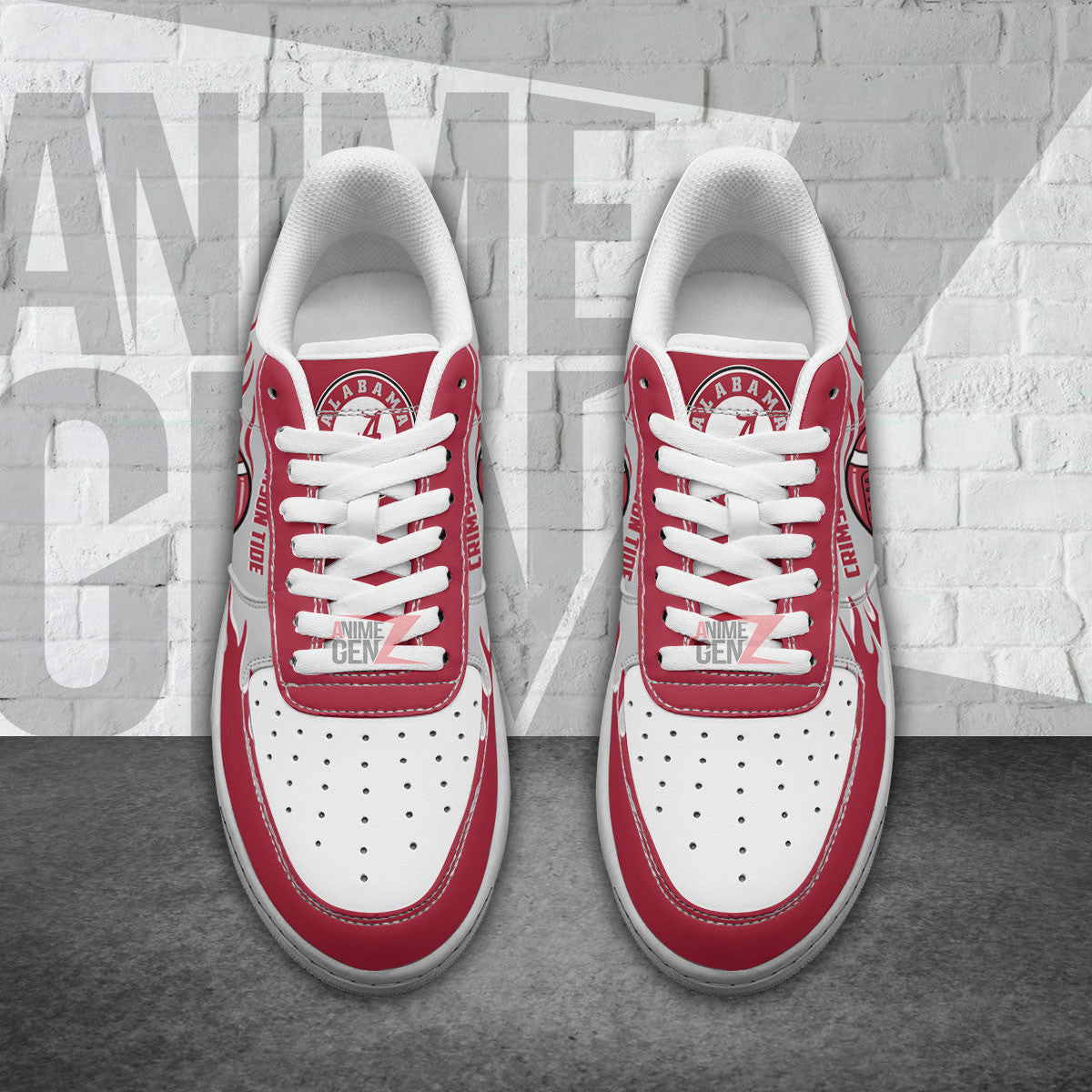 Alabama Crimson Tide Air Sneakers NFL Custom Sports Shoes